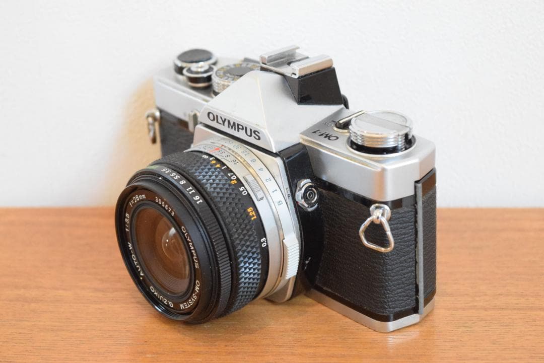 ①プリズム交換済 OM-1 28mm 広角レンズ OLYMPUS オリンパス