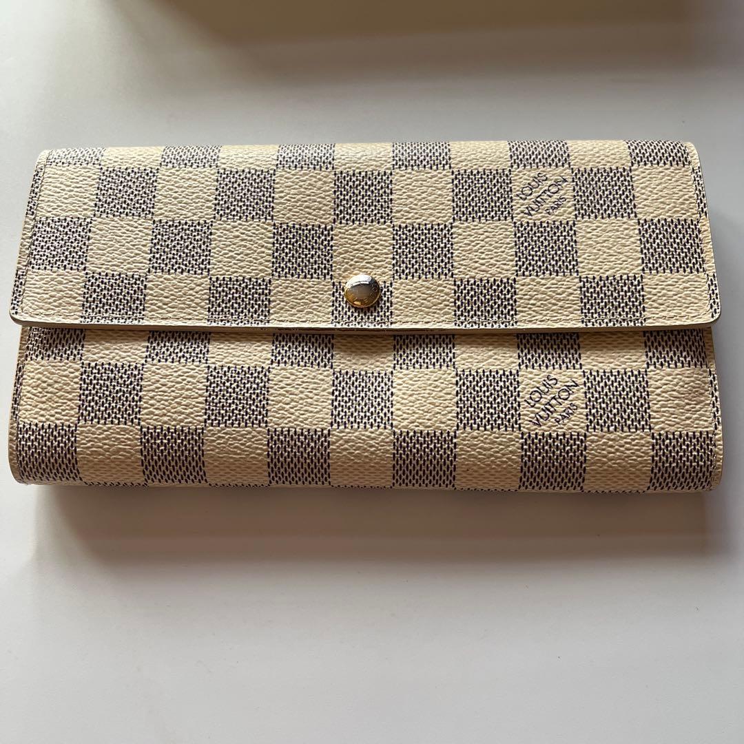 わ*ゃ様 ルイヴィトン　 ダミエ アズール　 ポルトフォイユサラ　 長財布