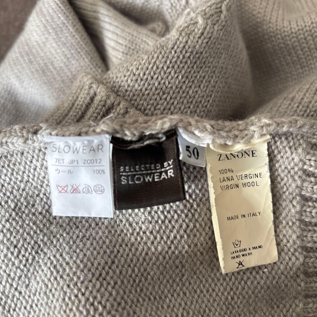 ザノーネ ニット セーター タートルネック ミドルゲージ 50 メンズ