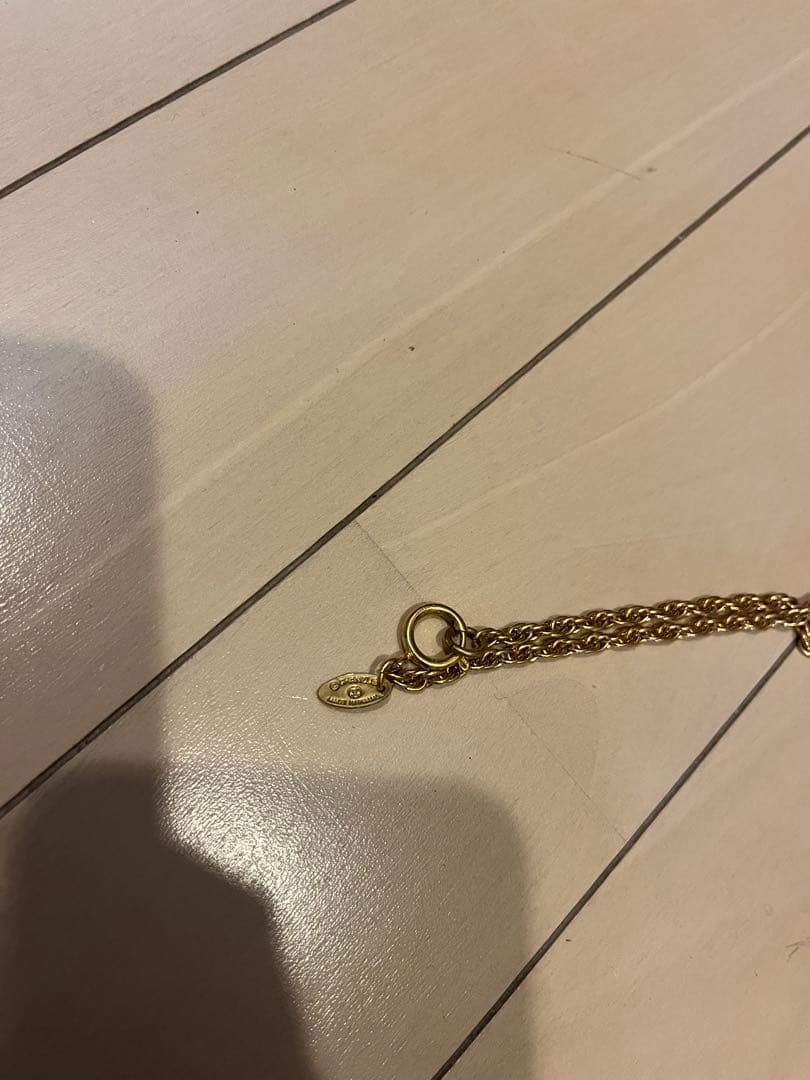 CHANEL ゴールド ネックレス ロゴ　ヴィンテージ　ココマーク