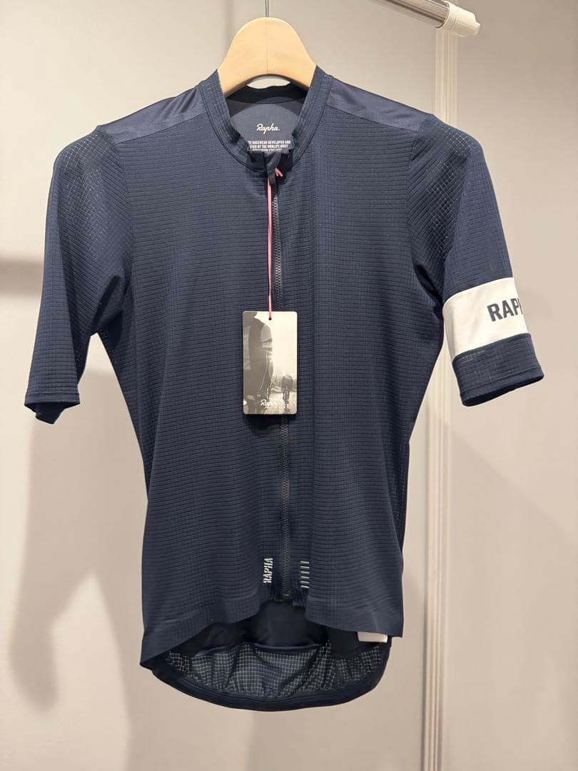 美品！Rapha メンズ PROTEAM フライウェイトジャージ ネイビー S