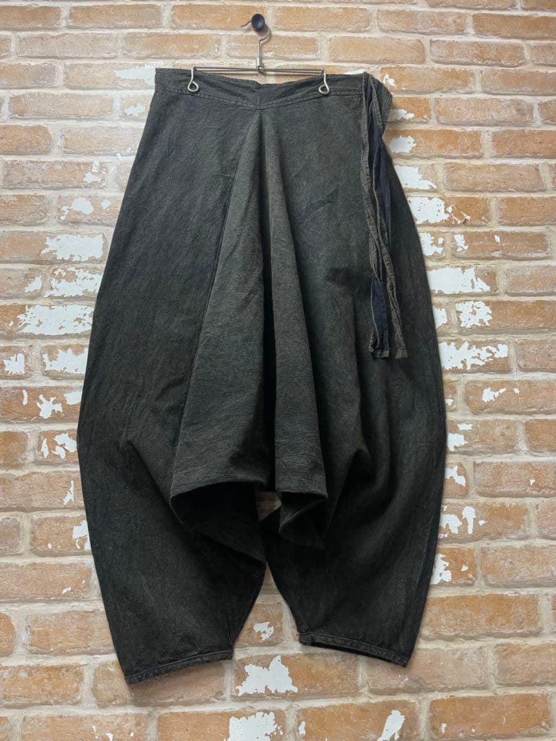 サルエルパンツ　ワイドパンツ グランジ　黒　ブラック　オーバーサイズ　y2k