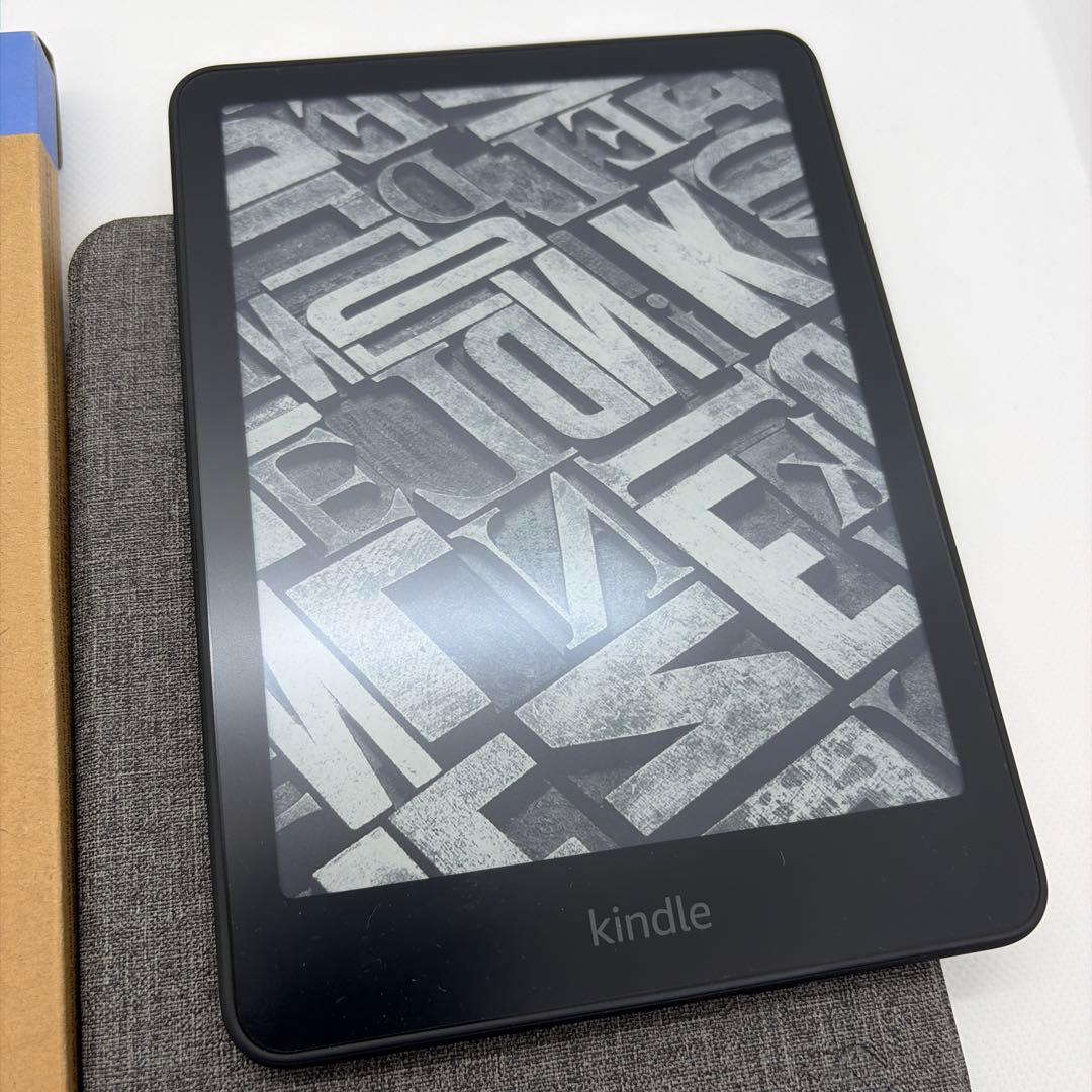 【開封のみ】Kindle Paperwhite 第12世代 広告なし ケース付き