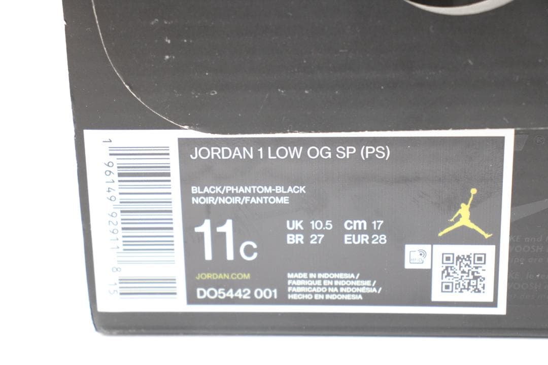 NIKE PS エアジョーダン1 ロー OG SP 77-EY2505-153