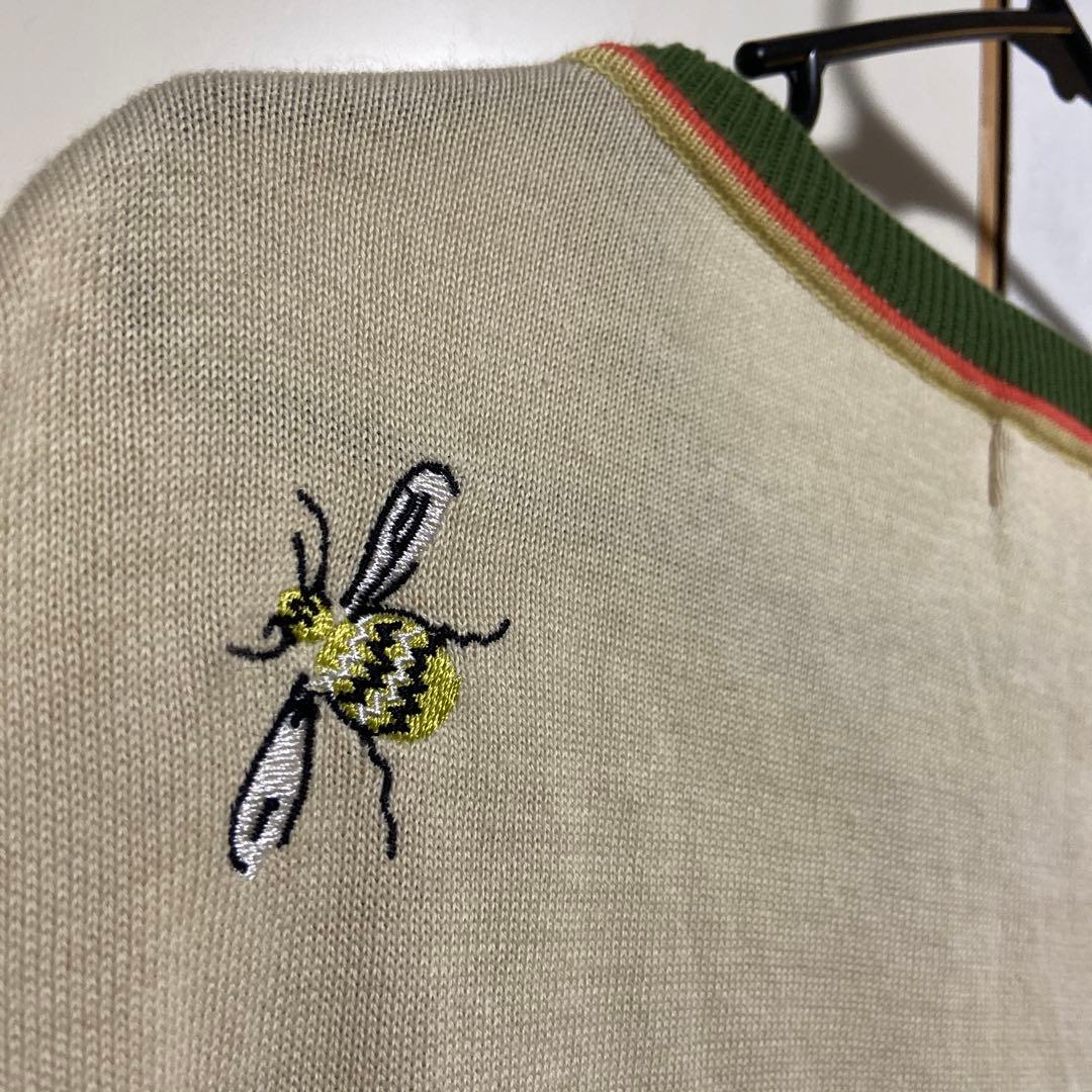 PALAVA パラバ　クラシックカーディガン　コットン100%　花柄　刺繍 XL