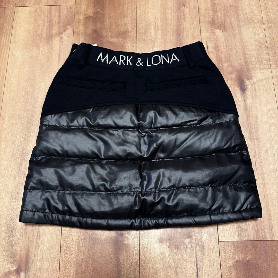 美品‼️ ダウンスカート　中綿　保温　秋冬　サイズ36 ブラック　ゴルフウェア