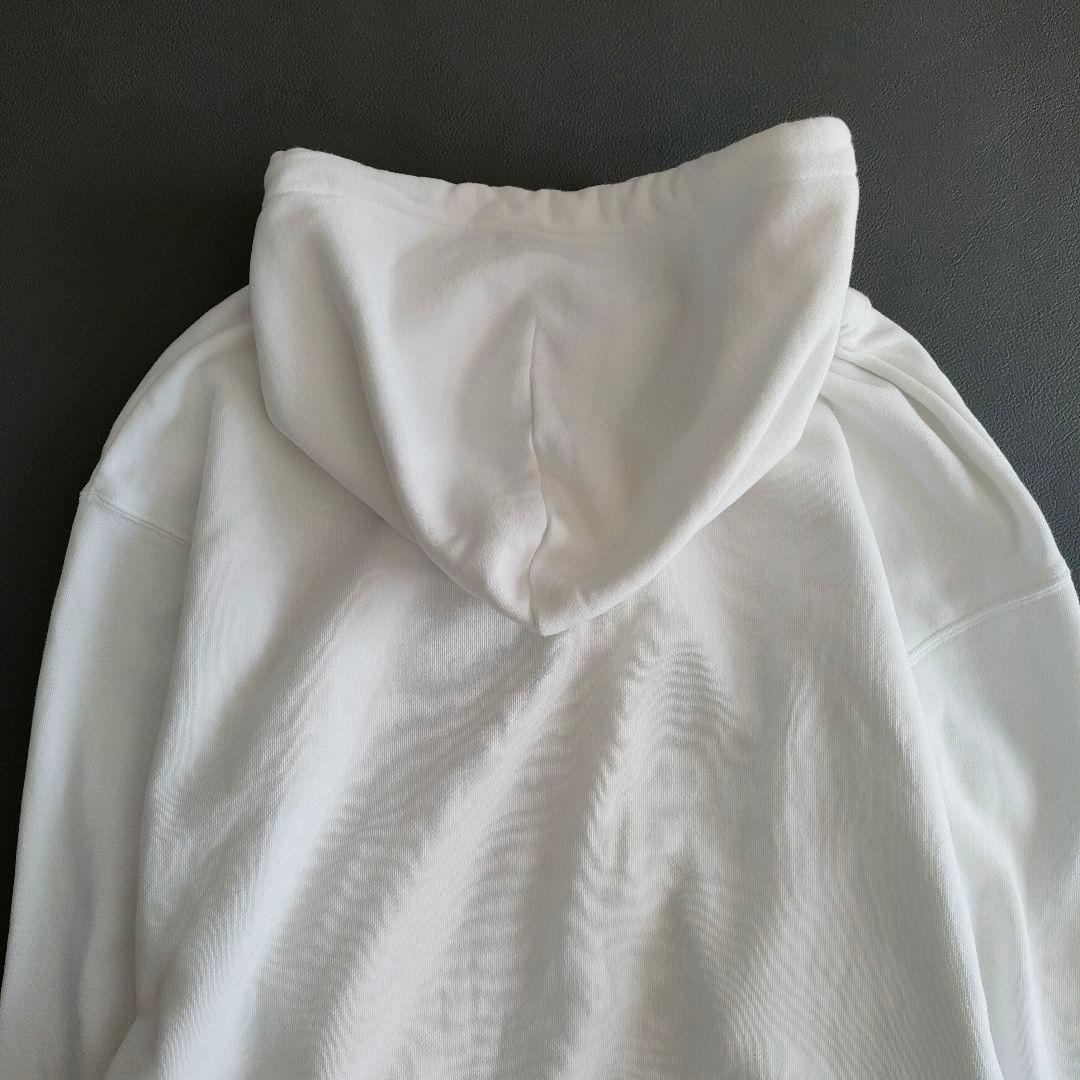 フレームワーク プリントZIPパーカー ロゴ フード