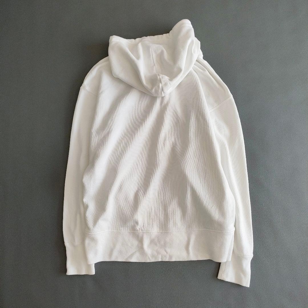 フレームワーク プリントZIPパーカー ロゴ フード