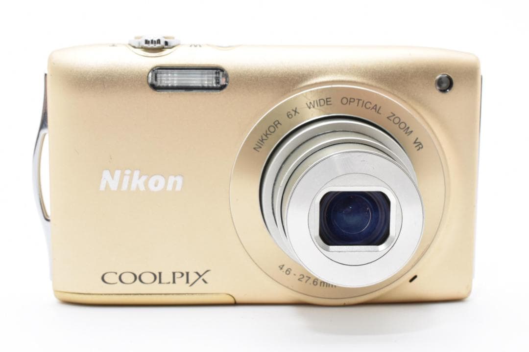 【美品】Nikon COOLPIX S3300 ゴールド　動作確認済