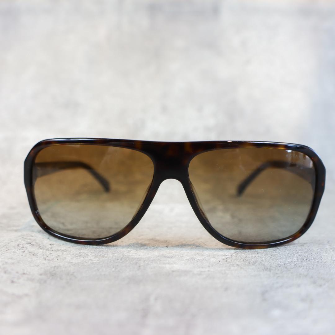 CHANEL シャネル サングラス ブラウン べっ甲調 ケース付き