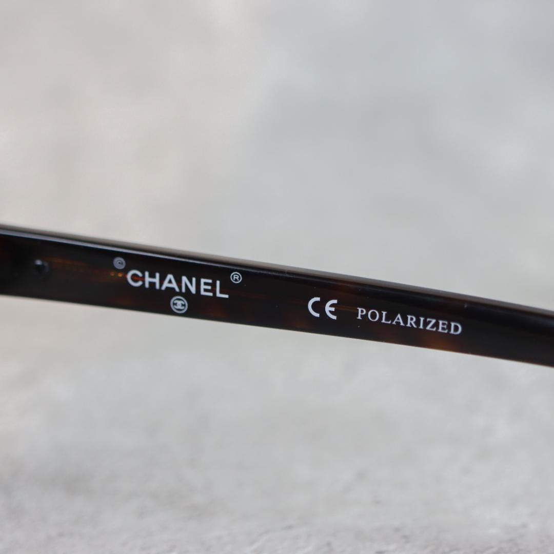 CHANEL シャネル サングラス ブラウン べっ甲調 ケース付き