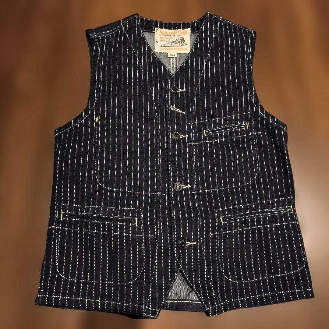 Sugar Cane Co. シュガーケーン　ウォバッシュベスト　S