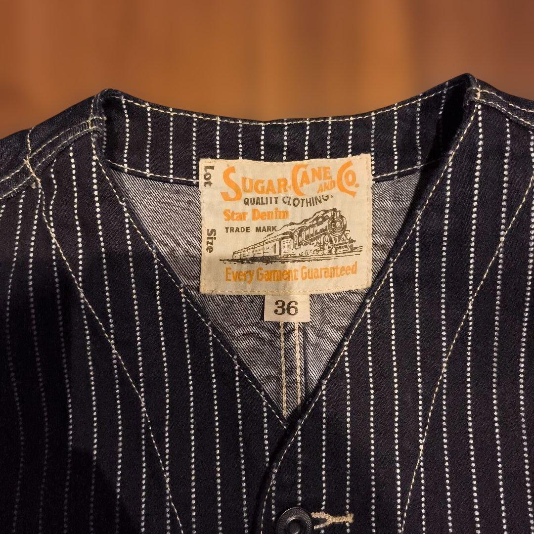 Sugar Cane Co. シュガーケーン　ウォバッシュベスト　S