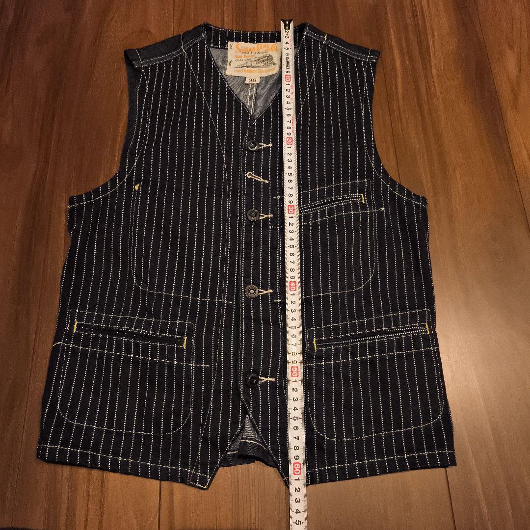 Sugar Cane Co. シュガーケーン　ウォバッシュベスト　S