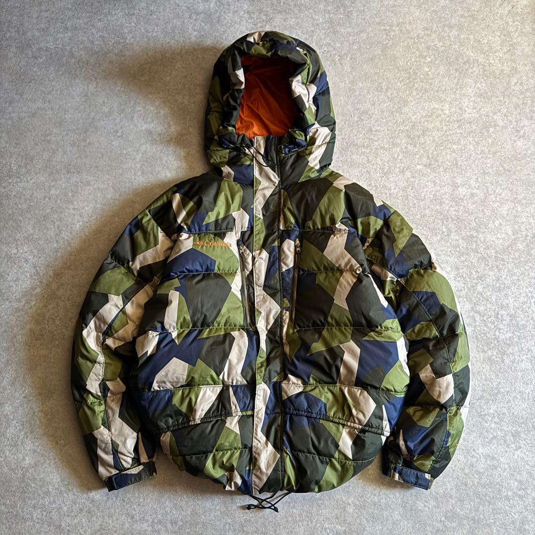ジャケット・アウター columbia archive camouflage down parka