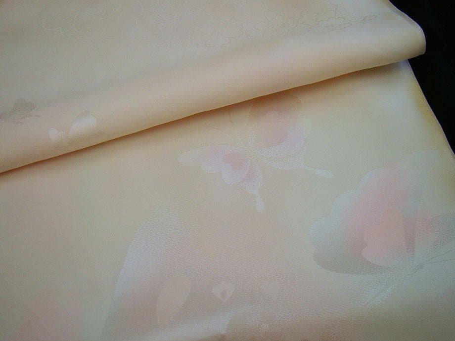 新品 裄70cm迄OK 振袖用 極上 倫子地 長襦袢 反物 正絹18ｍGｓ978