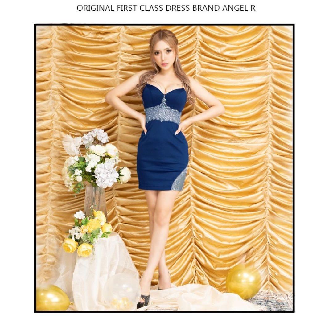 Angel R Sサイズドレス ネイビー