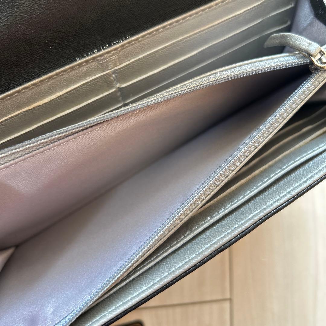 本日のみ最終値下げ！！CHANEL ブラック 長財布 フラワーエンボス