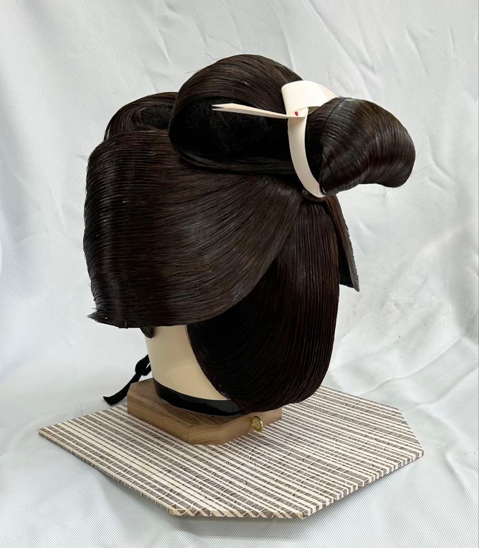 日本髪かつら　大衆演劇かつら　辰巳8号(中〜中大） つぶし島田 自然色