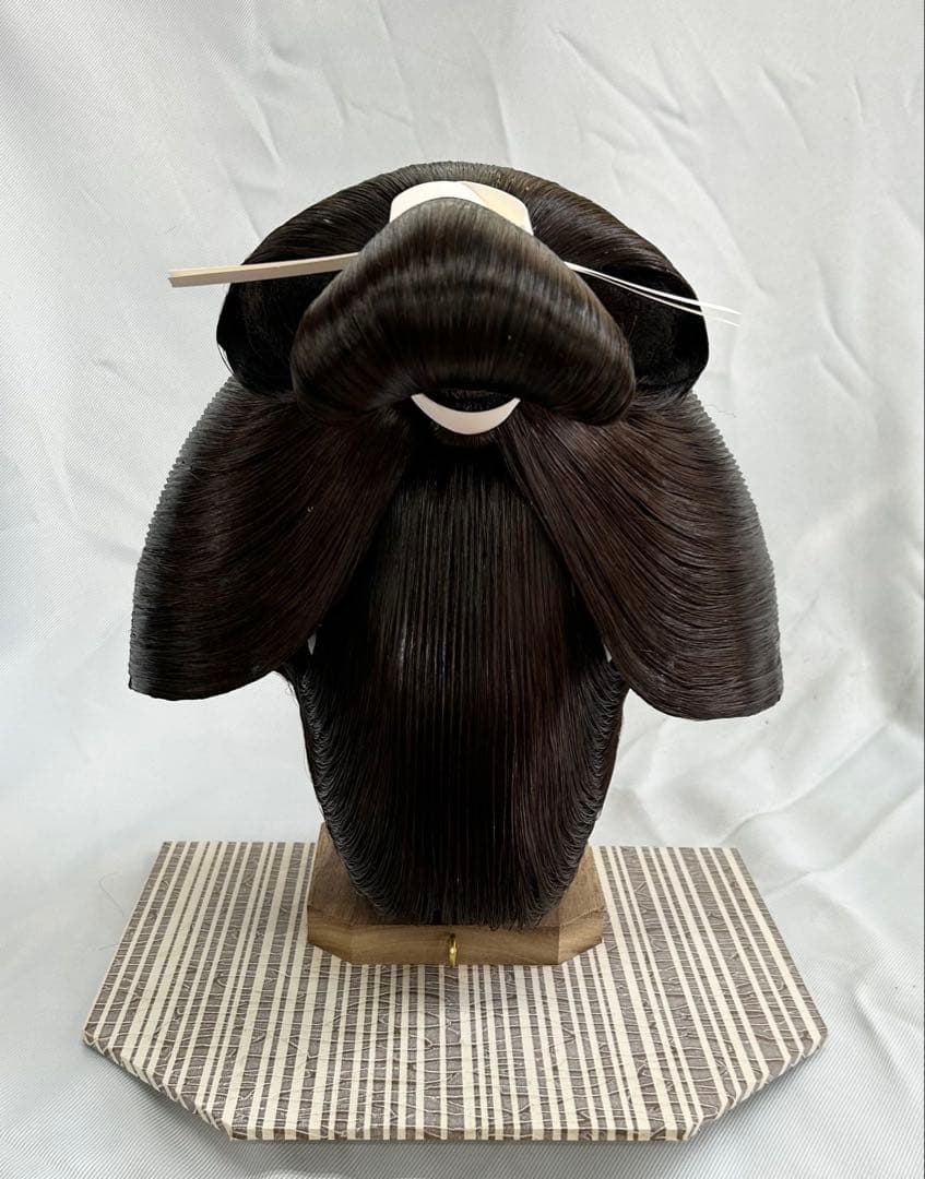 日本髪かつら　大衆演劇かつら　辰巳8号(中〜中大） つぶし島田 自然色