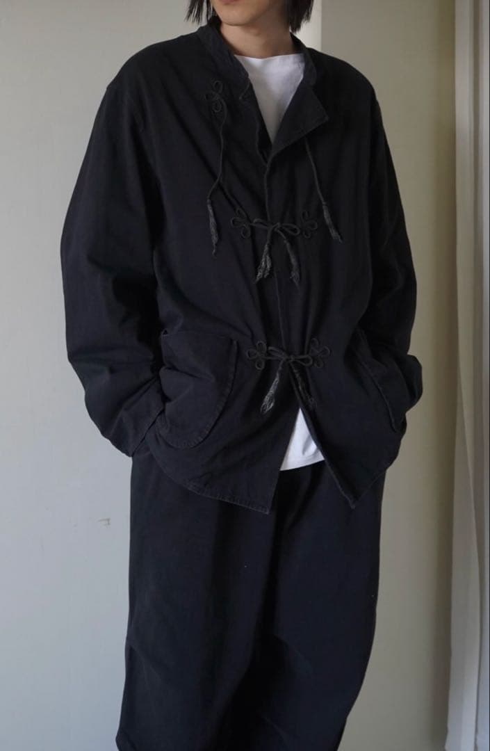 COMOLI 25SS コットンジャージスタンドカラージャケット