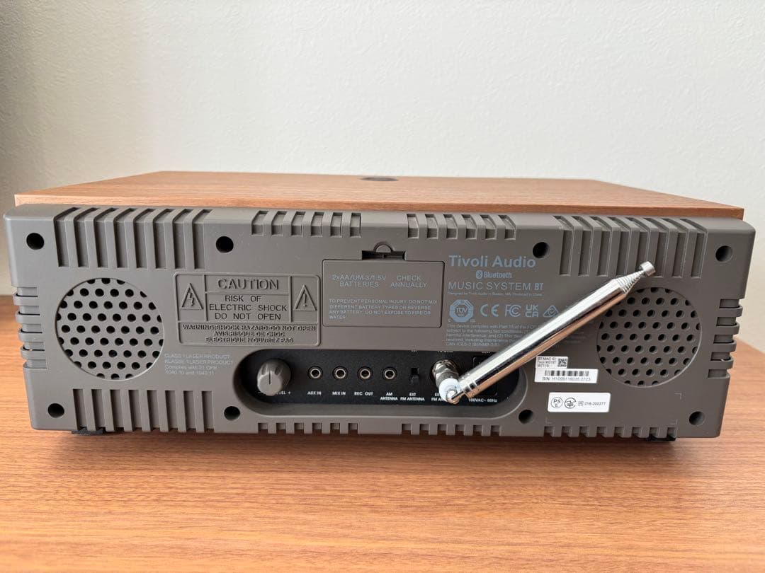 Tivoli Audio MUSIC SYSTEM BT ウォールナット