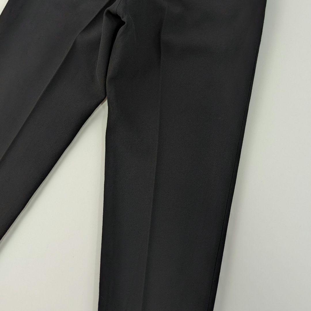 超高級★マーカーウェア　ウール　テーパードフロント　ペグトップ　S　3.8万　黒