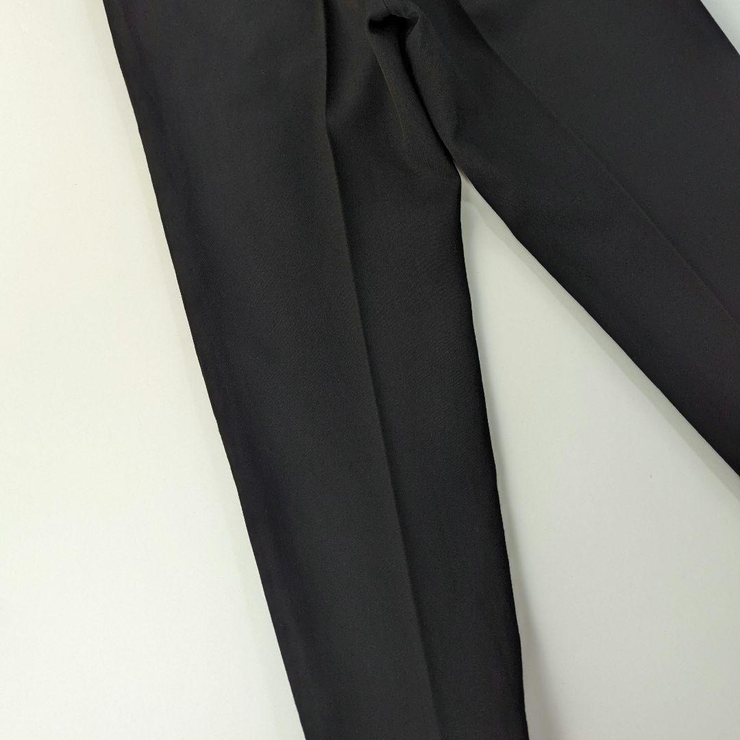 超高級★マーカーウェア　ウール　テーパードフロント　ペグトップ　S　3.8万　黒