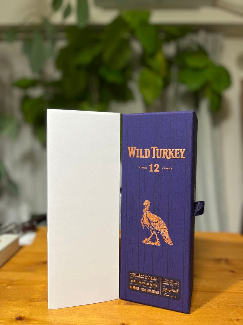 【終売品】ワイルドターキー 12年 1本700ml 箱、化粧箱付