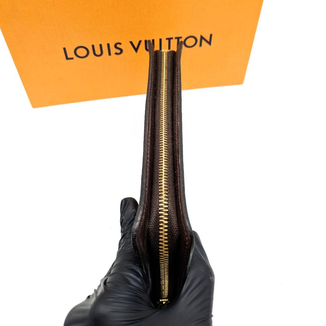 【定番保存袋付き】ルイヴィトン ラウンドジップ ダミエ 長財布 ルイヴィトン