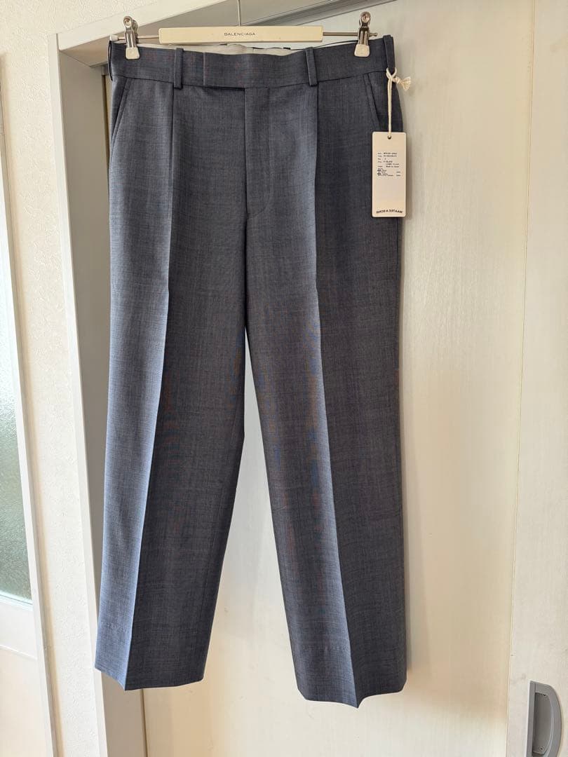 25SS MAATEE&SONS シャークスキンSet Up Trouser 2