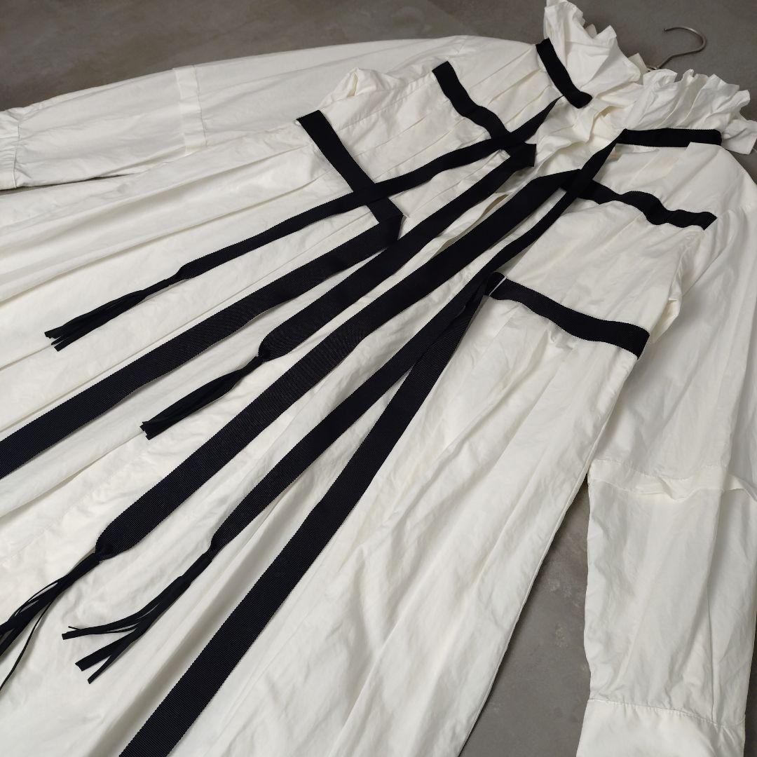 TSUMORICHISATO　ツモリチサト　デザインシャツワンピース　ホワイトM