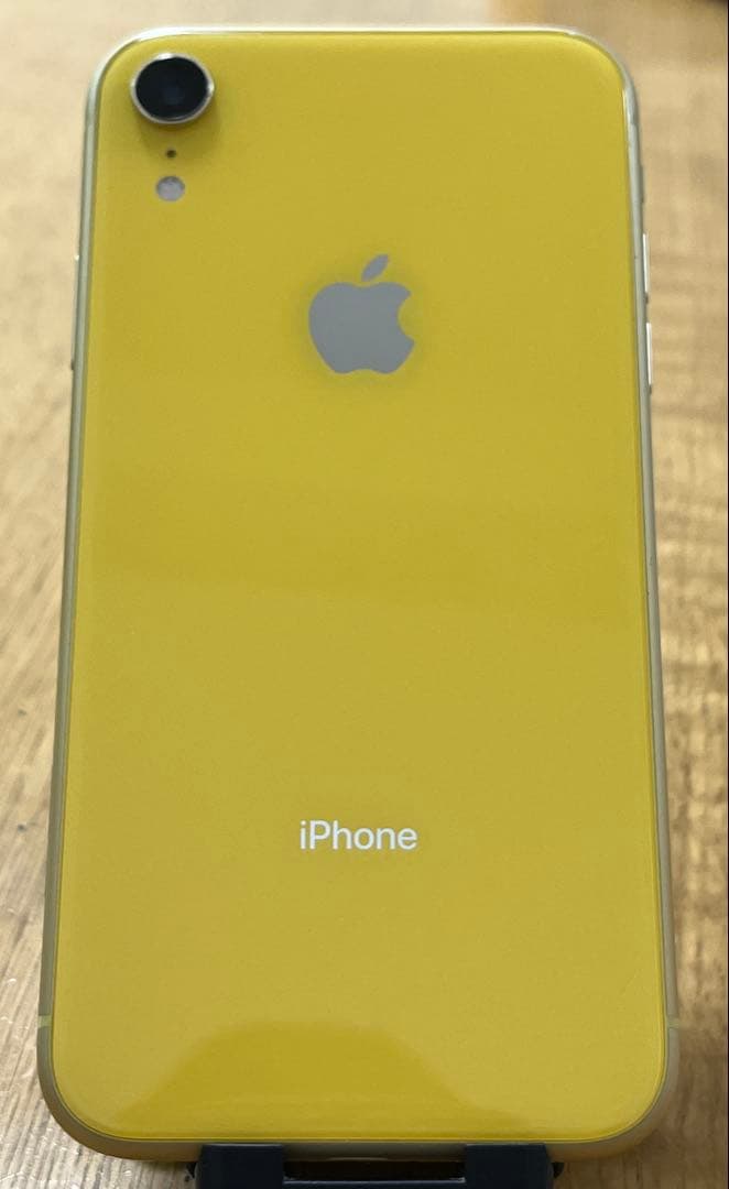 【美品】iPhone XR イエロー64GB 箱・付属品付き　国内販売品