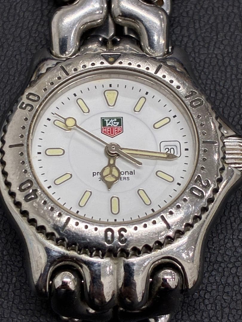 今日限定価格TAG HEUER WG1310-0クォーツ作動品デイト付純正ブレス