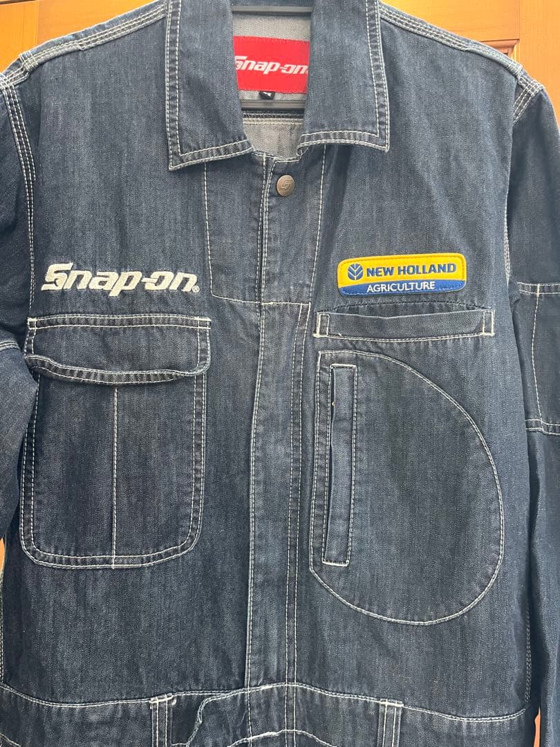 Snap-on スナップオン　デニムオーバーオール　つなぎ　アメカジ　ワーク