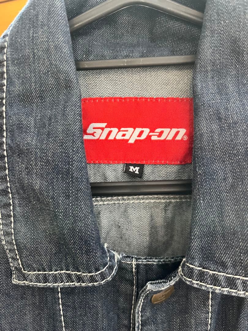 Snap-on スナップオン　デニムオーバーオール　つなぎ　アメカジ　ワーク