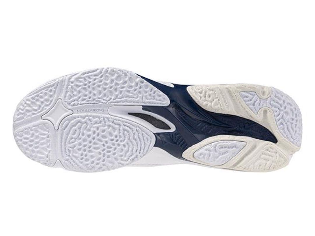 新品 ミズノ ウェーブライトニングZ8 ホワイト/ネイビー 26.0cm