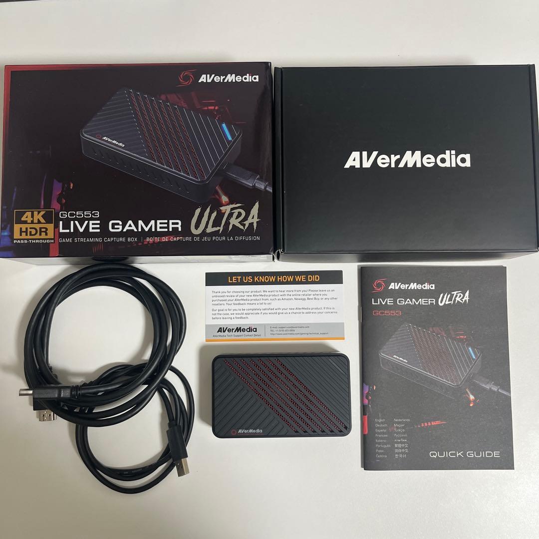 ビデオキャプチャー・キャプチャーボード AVerMedia Live Gamer Ultra GC553