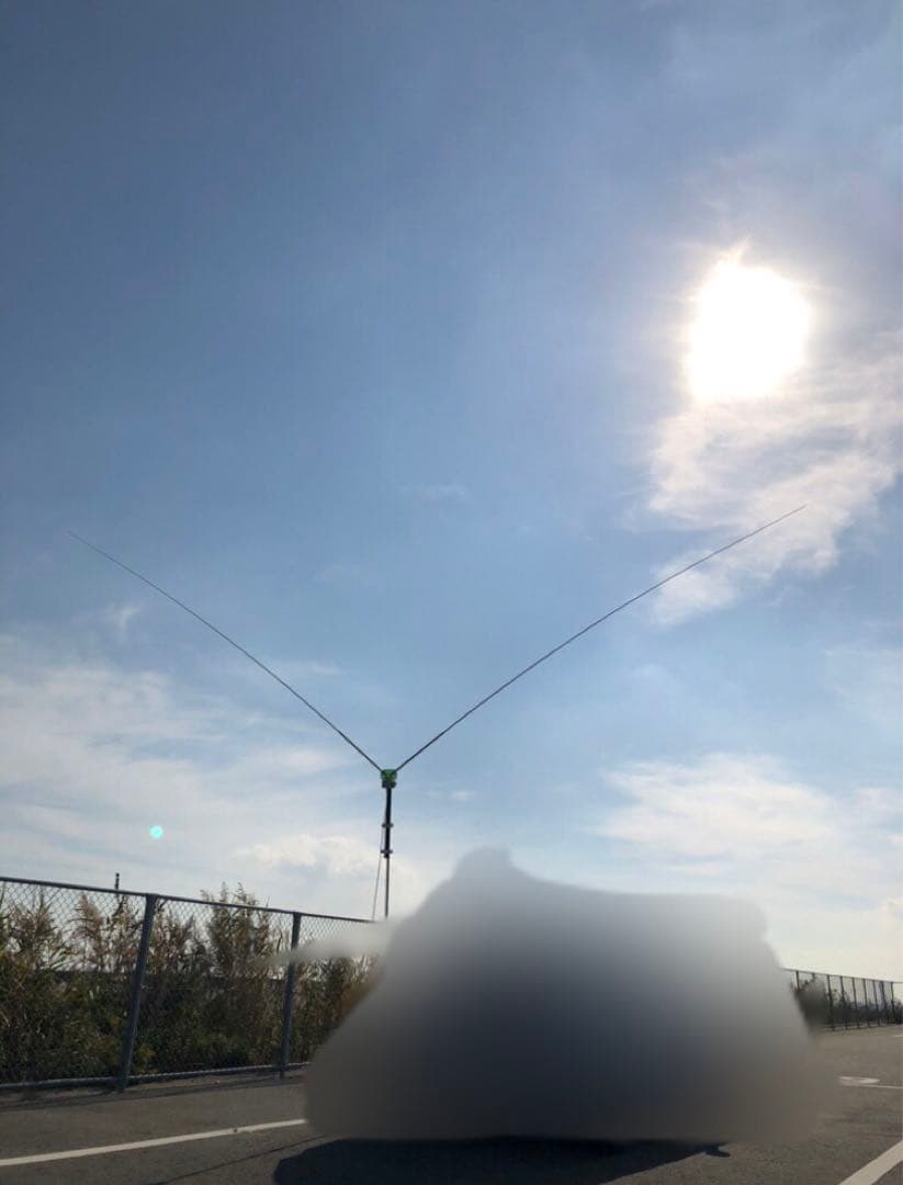 14〜50Mhz対応V型ダイポールアンテナ