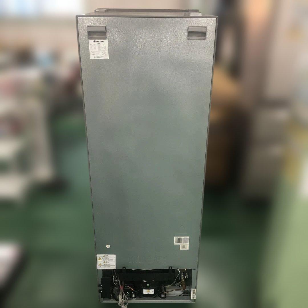 シルバー 2ドア冷蔵庫 Hisense 2019年製 227L