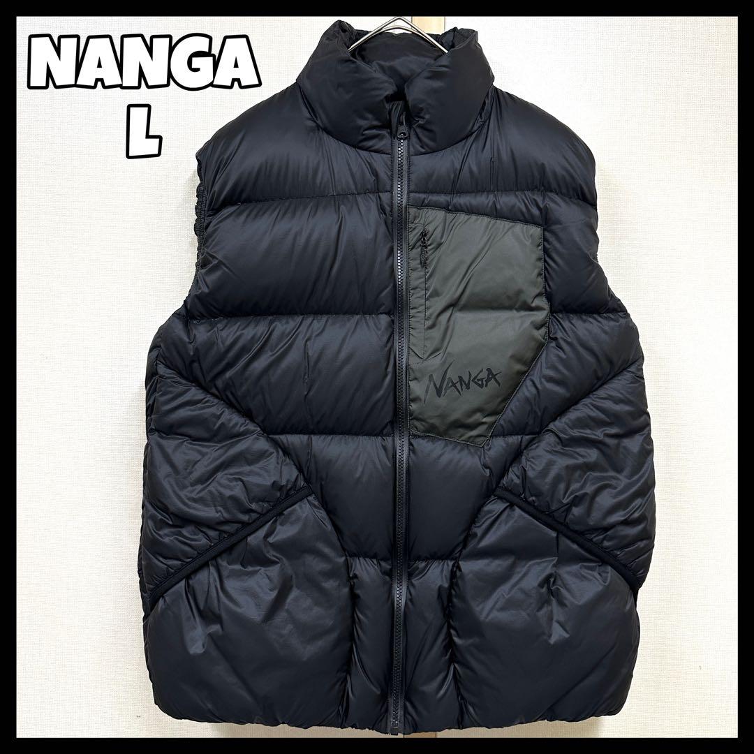 美品 NANGA ナンガ マゼノリッジベスト ナンガダウンベスト L