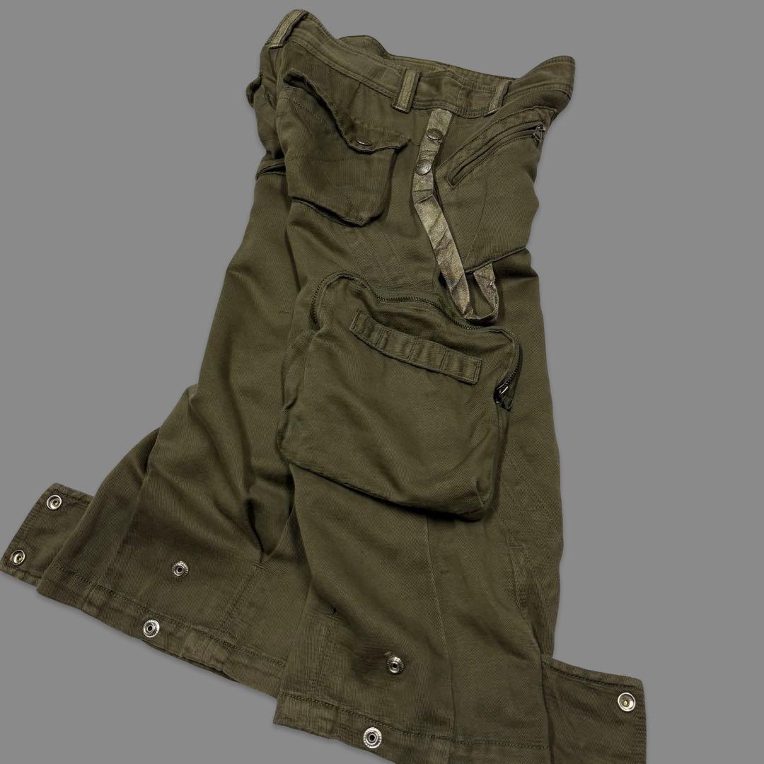 パンツ Rare 00s- Archive DIESEL cropped cargo