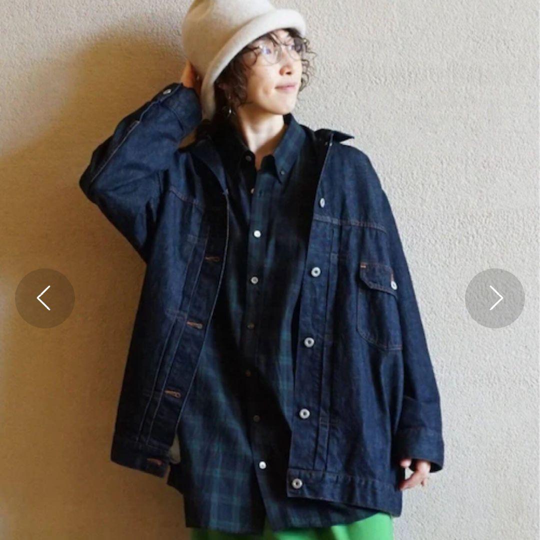 美品 JOURNAL STANDARD 10OZデニムBIGGジャン