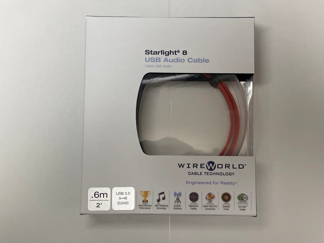 美品 WIREWORLD Starlight 8 USB3.0 A→B0.6m