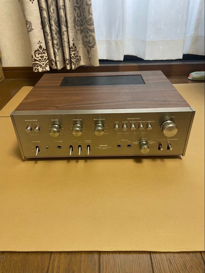 貴重入手困難　ＮＩＫＫＯ◆Ａ－５００　アンプ◆動作確認済み