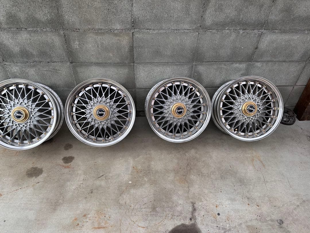 15インチ 6.5J ＋18？　work E-wing