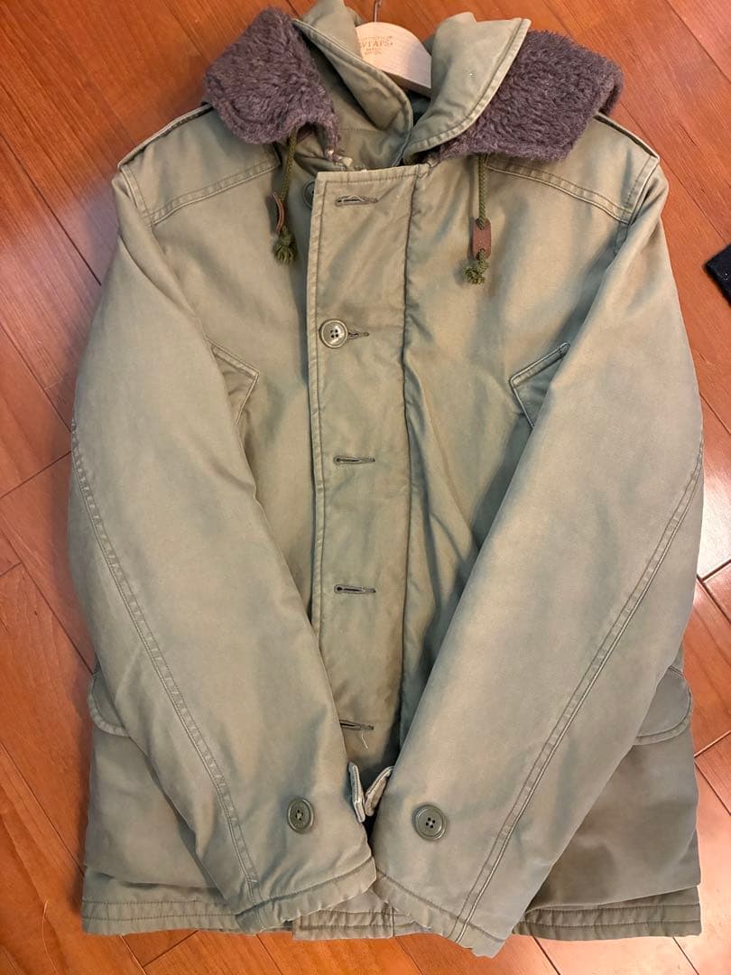 WTAPS ダブルタップス 12aw ミリタリージャケット フード付き オリーブ