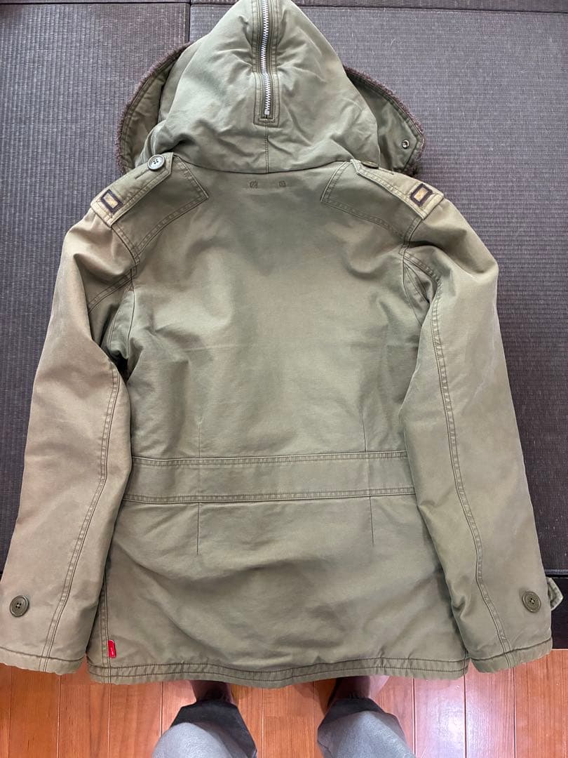 WTAPS ダブルタップス 12aw ミリタリージャケット フード付き オリーブ