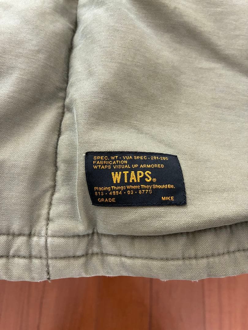 WTAPS ダブルタップス 12aw ミリタリージャケット フード付き オリーブ