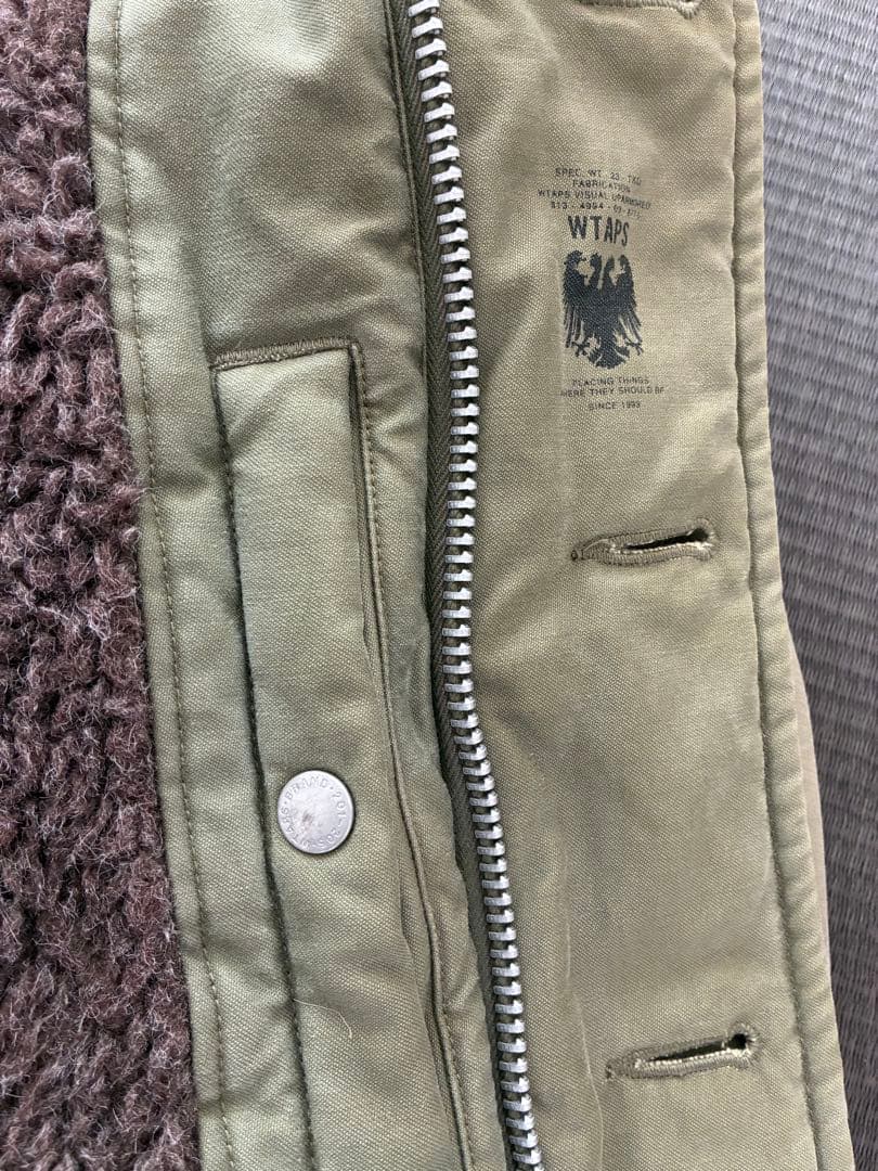 WTAPS ダブルタップス 12aw ミリタリージャケット フード付き オリーブ